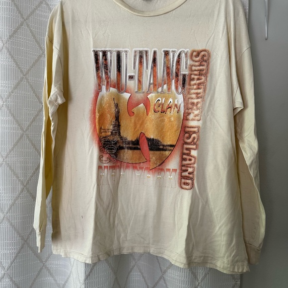 Wu-Tang ASOS Cream Graphic Tee - Picture 1 of 3